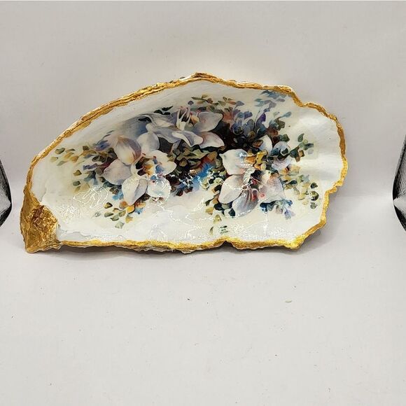 DECOUPAGE HUGE OYSTER SHELL - Picture 4 of 4